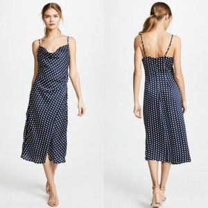 re:named Polka Dot Slip Dress